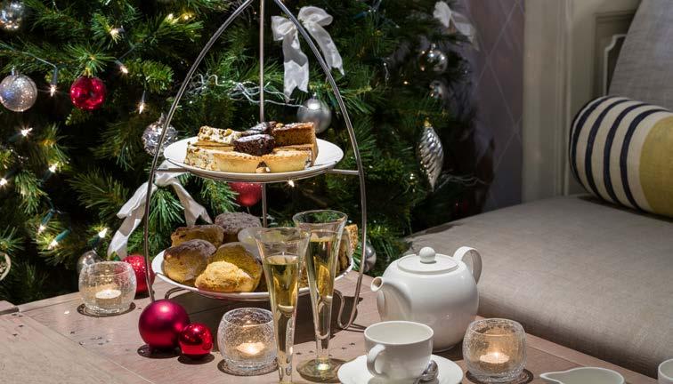CHRISTMAS BITES CHRISTMAS PARTY AFTERNOON TEA Available in our lounge CHOOSE 5 FROM 20 PER HEAD Full Afternoon Tea with Mulled Wine 20 PER PERSON VEG Fig, Basil, Honeycomb, Sourdough Breaded