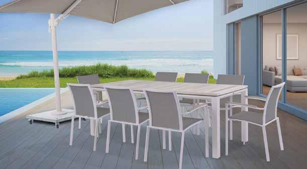 Regular $4900 Sale $2799 Monroe Dining Collection Offers a modern twist on a trusted classic. The traditional trellis design is finished in a new stylish shade of gray.
