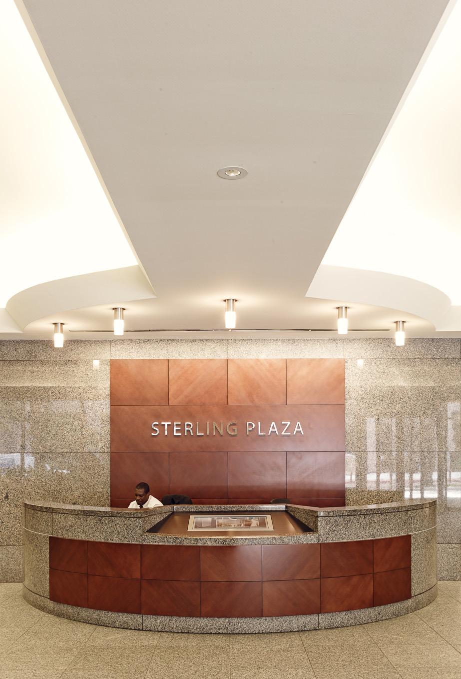 8 ON-SITE AMENITIES Sterling Plaza boasts an extensive set of both business and personal amenities for tenants seeking an extraordinary office experience.