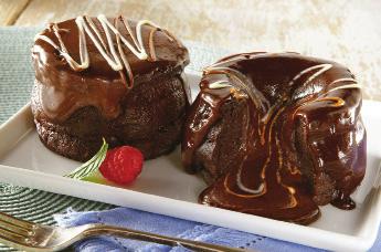 desserts decadent desserts chocolate lava cakes If frozen, thaw overnight or for 2 3 hours in the refrigerator. Bring to room temperature before heating.