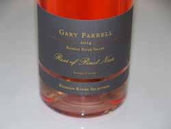 2014 Gary Farrell Russian River Valley Selection Russian River Valley Rosé of Pinot Noir 13.2% alc., ph 3.20, TA 0.75, 268 cases, $28. Released June 2015.