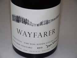 For the full story on Wayfarer Vineyard, visit www.princeofpinot.com/article/1583/. The Pinot Noirs in this vintage show slightly less extraction than in 2012 with more acidity.