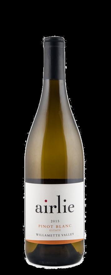 AIRLIE WINERY 2015 PINOT BLANC - ESTATE We might be certified Salmon Safe, but no salmon is safe around an open bottle of our wine!