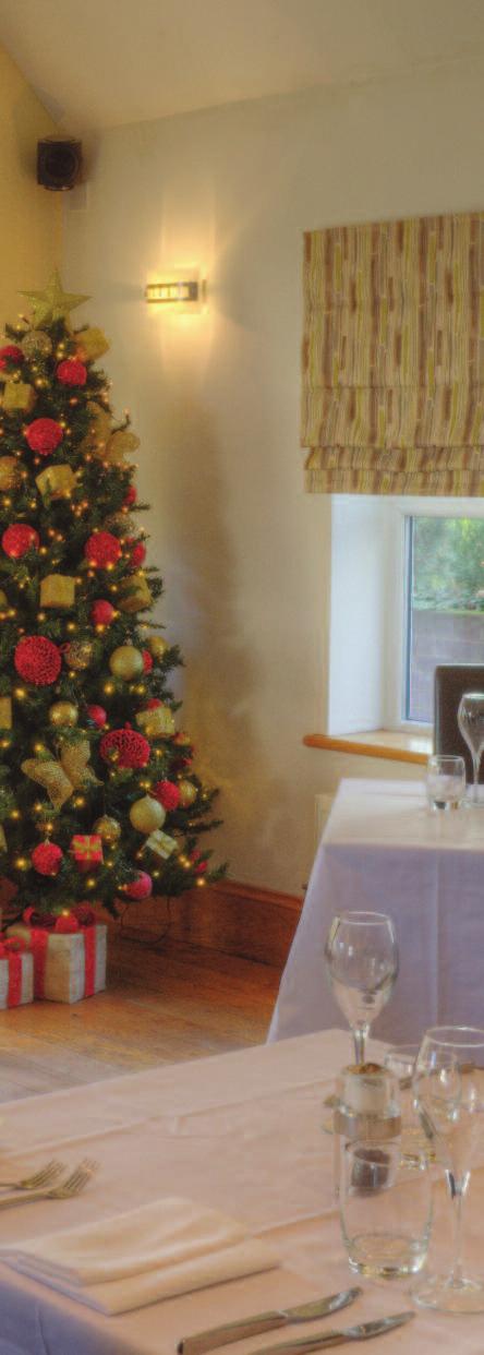 Whether you want to get together with a couple of friends or a large group of work colleagues to celebrate the Christmas Season, The Kinmel will provide you with a warm and festive welcome C O N T E
