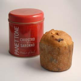 03 Individual Panettone in Red Tin Light & fluffy Italian Christmas cake.