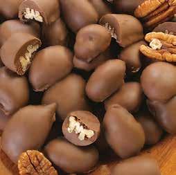 Pristine peanuts are submerged in fresh caramel and enrobed in creamy milk