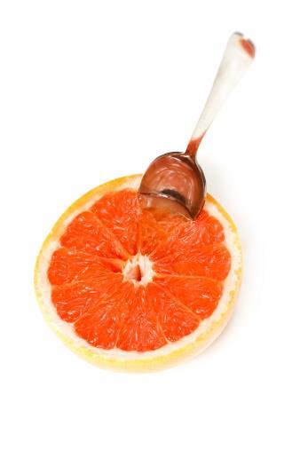 NUTRITION NUGGET Dip fresh grapefruit segments into a low-fat yogurt dip for a healthy