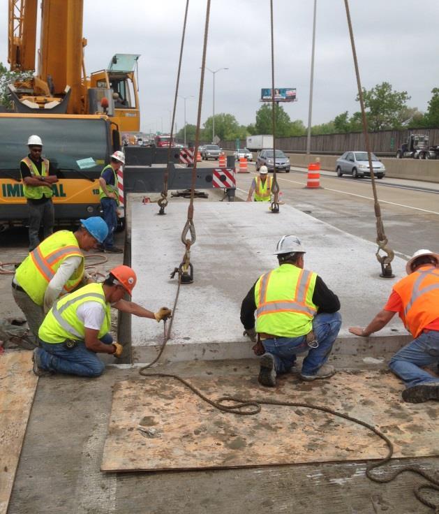 Strategies To Accelerate Repair Projects Use weekends for accelerated patching Make fast-setting concrete patching mixes for overnight repairs more durable Use precast concrete for middle lane