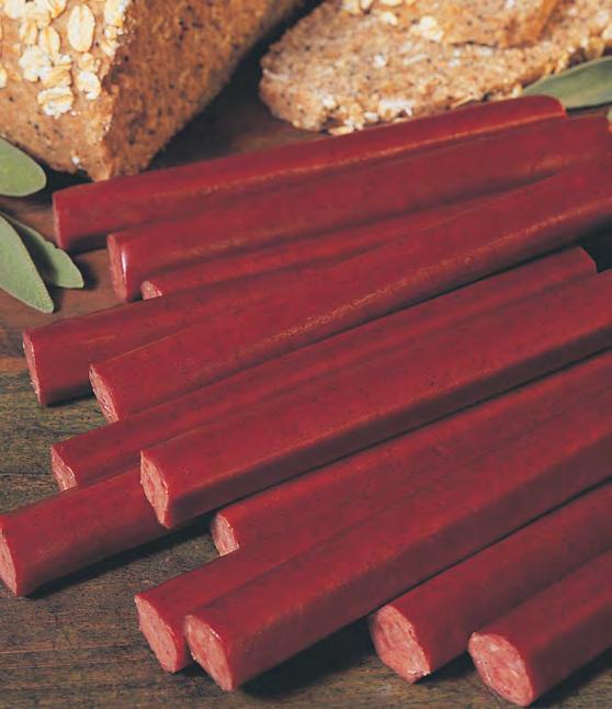00 880 BEEF STICKS These beef sticks make a protein-packed,