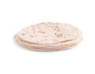 New Mexican Range 12 Large Flour Tortilla (12pk) Code:993 Dimensions: 300mm x 1mm Serving Size: 82.7g Store at : Frozen: -18C to -15C, Refrigerated: 0C to 4C.