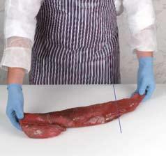 Whole fillet of beef untrimmed. 3.