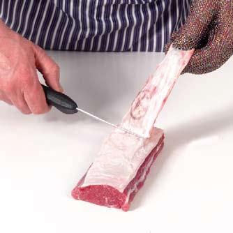 Premium Lamb Sirloin Loin L015 1. Position of sirloin. 2. Separate the lumbar section from the saddle. 3.