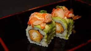 95 SPICY YELLOWTAIL ROLL 6.95 SPICY SHRIMP ROLL 6.95 *SPICY CALIFORNIA ROLL 6.