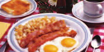 Breakfast Served Anytime Breakfast Specials Breakfast Specials Early Bird Special Monday-Friday only 7 am - 11 am (excludes holidays) Two eggs* with bacon, ham or sausage, home fries, toast and jelly.