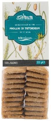 Sweet Tritordeum Tritordeum cookies A fragrant and light cookie, with a pleasant neutral flavor of milk and vanilla, very