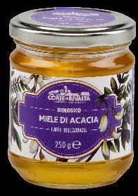 Organic «Corte di Rivalta» honeys Multiflowers honey Among the most popular honey, especially