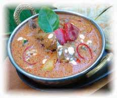 seafood without coconut milk - very spicy Gaeng