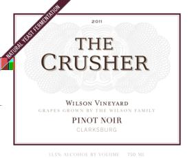 The Crusher, Crusher Pinot Noir (2014) California, United States Pinot Noir