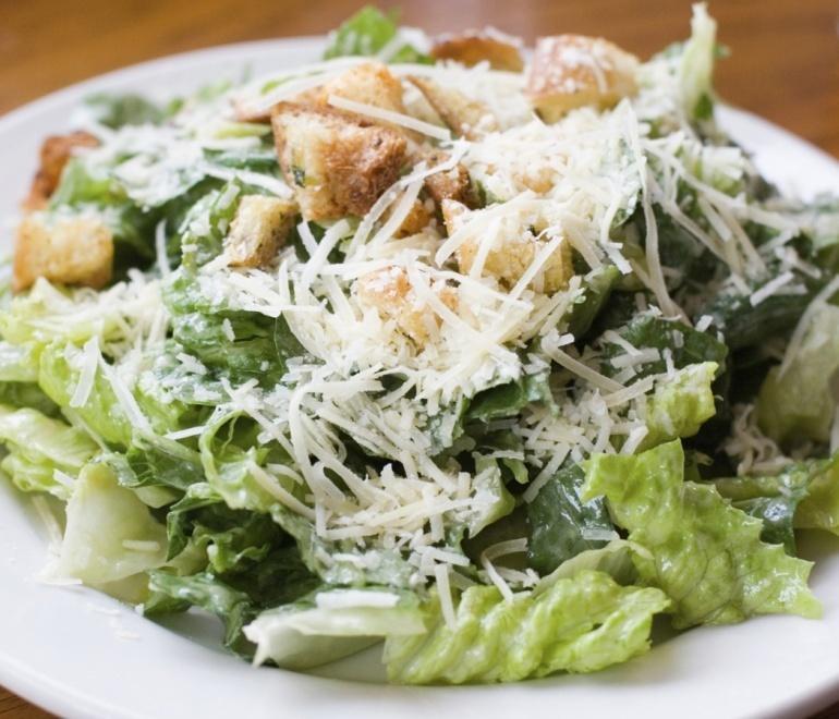 P L A T E D D I N N E R S E R V I C E Salads Please select one of the following: Classic Caesar Salad Crisp Romaine tossed in a Creamy Caesar Dressing topped with Seasoned Flat Bread & Freshly Grated