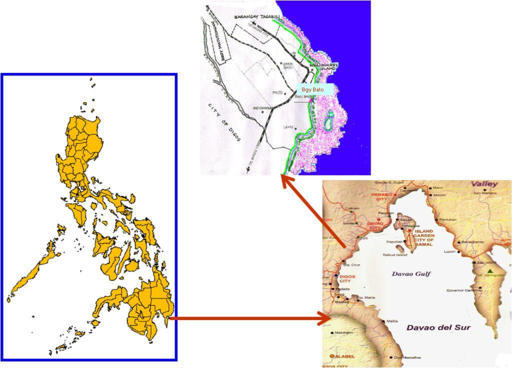 STUDY SITE Coastal areas in Davao del