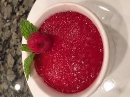 Mini Raspberry-Glazed Cheesecakes Makes: 4 servings Portion Size: 1 cheesecake Prep Time: 15 min. Cook Time: 30 min.