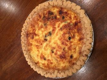 Cremini and Fontina Quiche Makes: 8 servings Portion Size: 1 slice Prep Time: 20 min. Cook Time: 55 min.