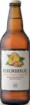 of lemon for a tantalising and refreshing experience. BEAUTIFULLY NEW Rekorderlig Cider added 3.