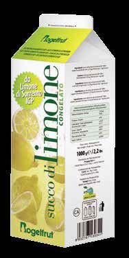 Citrus juices Frozen Lemon juice of Sorrento IGP A Rogelfrut exclusive;