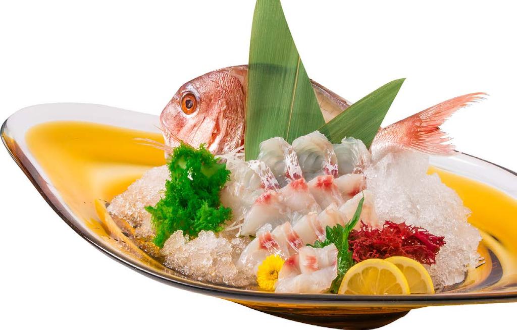 JAPANESE RED SNAPPER SASHIMI OYSTER