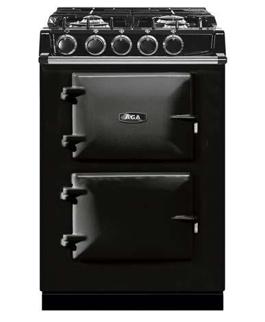 A Brief Description - AGA City24 (Gas Top) 4 Burner Gas Top Top Oven (Roasting Oven and Baking Oven setting) Slow Cook Oven The AGA City24 Gas Top has the iconic cast iron ovens with the flexibility