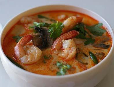 10. Clear soup Chicken and vegetable in a mild soup Soup 9.30 11. Tom Yum Spicy & sour soup with chicken/prawns/sa.prawns 12.