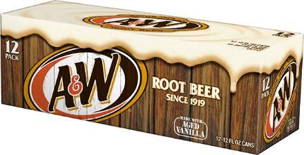 CSD 12oz Cans (2x12pk) A&W Root