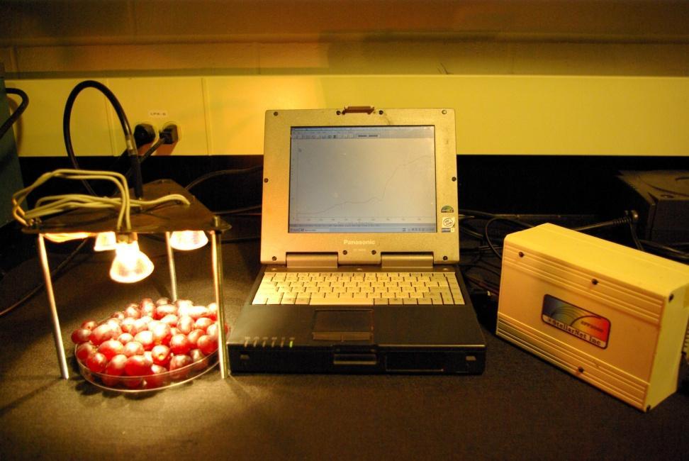Free-air VIS/NIR setup used in 2008 (Wade Milton) Laptop and USB