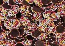 Mini Jazzies Add vibrance to cakes and bakes with Mini Jazzies milk chocolate with multi-coloured sprinkles.