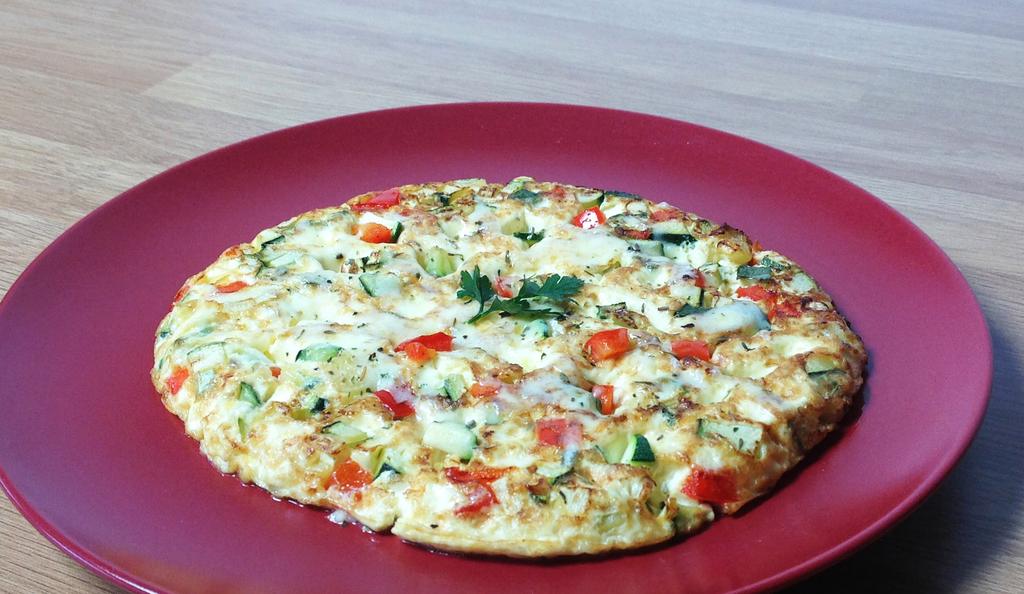 Cheese and Vegetable Omelette 2:1 ratio Preparation time: 10 minutes Cooking time: 10 minutes Recipe makes 1 portion Recipe