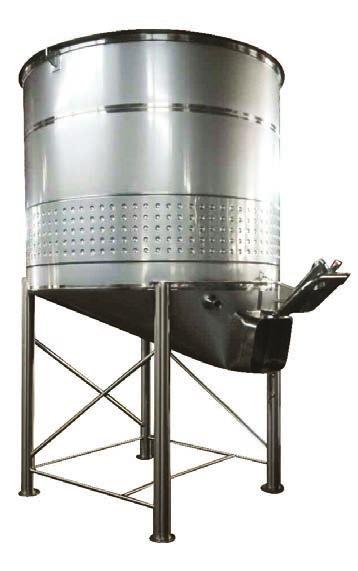 Portable Wine Fermentation Tank Open Top Fermentation Tank This type of tank is very suitable for smaller and low-ceiling cellars.