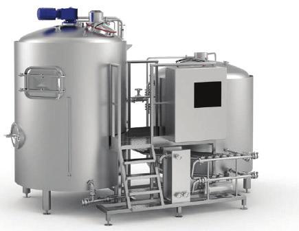 necessary Controlling panel Integrated processing piping with valves&tri clamps for wort and hot liquor, CIP water.