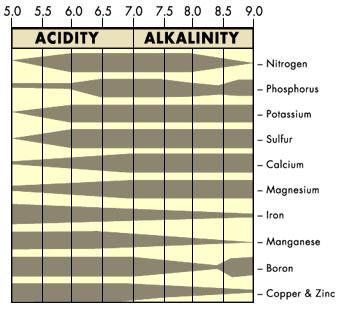 Why soil ph range? The effect of soil ph is great on the solubility of minerals or nutrients.