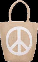 Market Tote BI-JB-PCPT Peace Bucket Bag