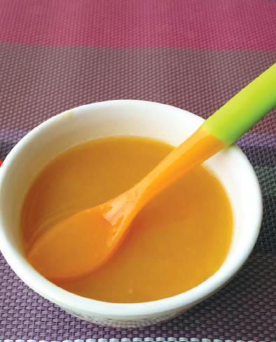 CARROT POTATO PUREE Ingredients : 1 medium sized carrot 1 medium sized potato 1 pinch jeera or ajwain powder Carrot for your baby Can be given from 5 months without black spots and blemishes Wash and