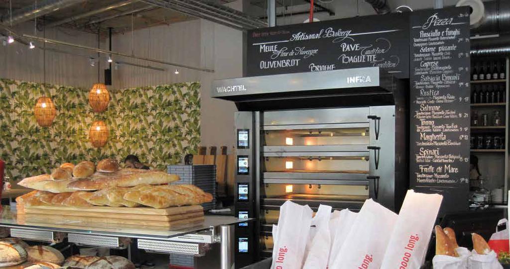 Customisation and convenience in every detail Each deck is a free agent, a self-contained oven with its own IQ TOUCH controller. INFRA ovens make the lives of artisan bakers easier.
