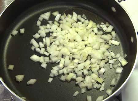 5 4 If using, sauté the onion in the