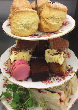 50 per head Selection of sandwiches Homemade scone with jam & clotted cream Homemade cake or traybake Menu 3 15.