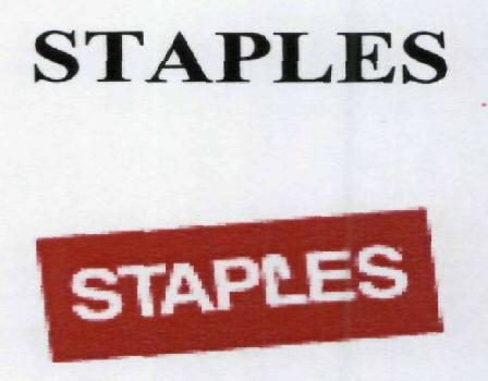 Trade Marks Journal No: 1455, 25/10/2010 Class 28 1929938 03/03/2010 STAPLES INC trading as STAPLES INC 500 STAPLES DR4IVE FRAMINGHAM MASSACHUSETTS 01702 USA MANUFACTURERS, TRADERS & SERVICE