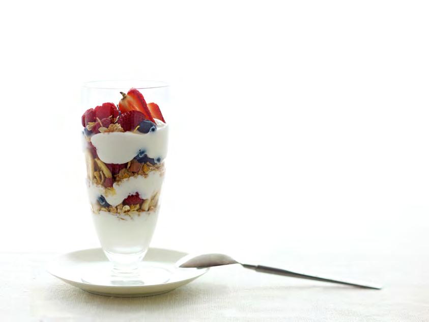 MORNING BREAKS SILVERSMITH HOTEL banquet menu CREATE YOUR OWN PARFAIT