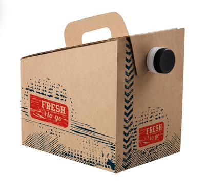 to cups with a box designed with POP, FILL & GO simplicity.