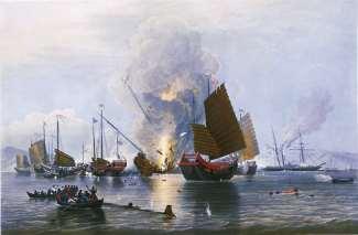 The Opium Wars The first opium war Qing decided to ban the opium trade in 1839 Britain sent royal navy to China, and the two sides fought a series of battles in 1840~1842, with victory on the British