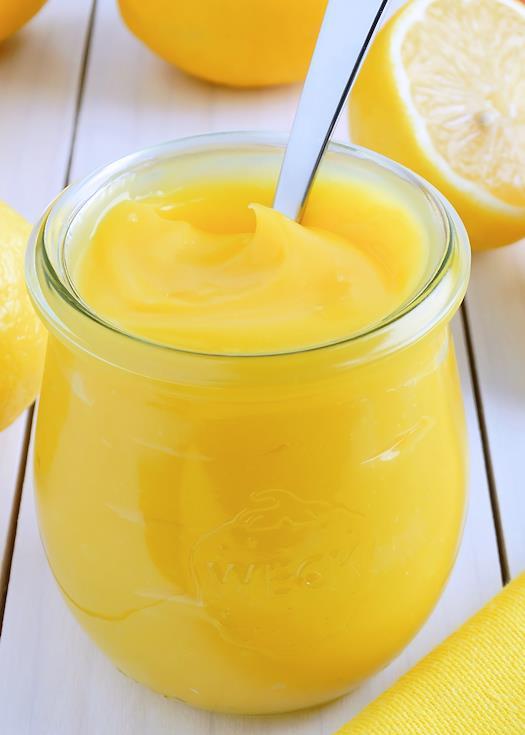 Lemon Curd 115g Unsalted Butter 3 Eggs 2 Lemons 2 Limes 225g Caster Sugar 1. Put butter in a mixing bowl over a pan of simmering water. 2. Lightly beat the eggs and add to the bowl. 3. Finely grate the rinds of the fruit and then juice all of the fruit.