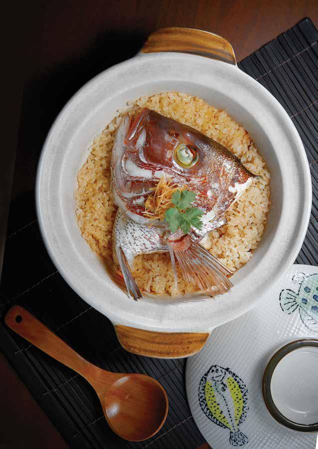 WANMONO Tai Kabuto Kamameshi Seabream fish head claypot rice (3-4 pax) Kani Kamameshi King Crab claypot rice (3-4 pax) 58 Tai Kabuto Kamameshi Seabream fish head claypot