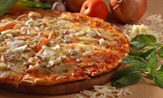 00 Pepperoni, house marinara, mozzarella & provolone cheese. 226 cal./slice Grilled Veggie Pizza (V) $25.